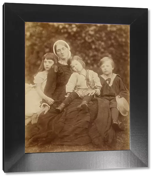 Mrs. Herbert Duckworth with Florence Fisher, George Duckworth, and Herbert Fisher