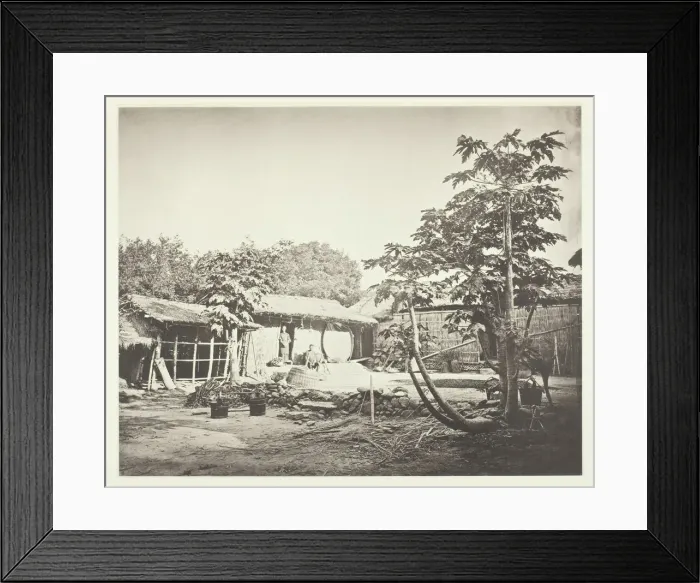 Framed Print : A Pepohoan Dwelling, c. 1868. Creator: John Thomson