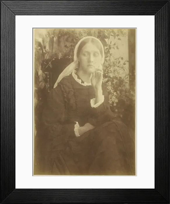 Framed Print : Mrs. Herbert Duckworth, 1872. Creator: Julia Margaret Cameron Framed Print : Mrs. Herbert Duckworth, 1872. Creator: Julia Margaret Cameron