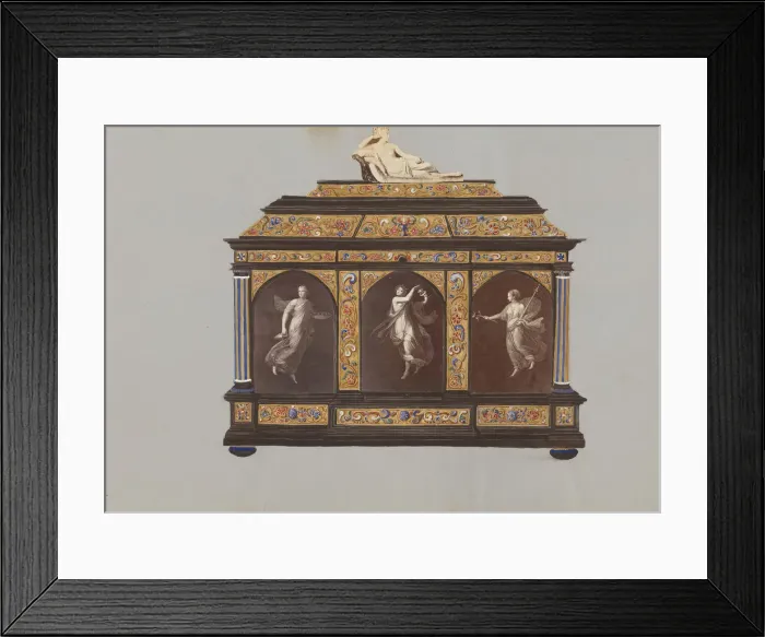Framed Print : The Madame B Album, 1870s. Creator: Marie Blanche Hennelle Fournier Framed Print : The Madame B Album, 1870s. Creator: Marie Blanche Hennelle Fournier