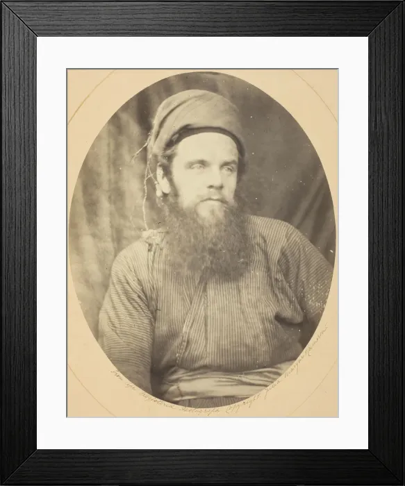 Framed Print : William Holman Hunt, 1864. Creator: Julia Margaret Cameron Framed Print : William Holman Hunt, 1864. Creator: Julia Margaret Cameron