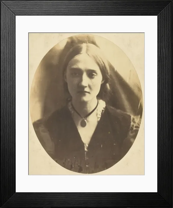 Framed Print : Mrs. Herbert Fisher, 1864. Creator: Julia Margaret Cameron Framed Print : Mrs. Herbert Fisher, 1864. Creator: Julia Margaret Cameron