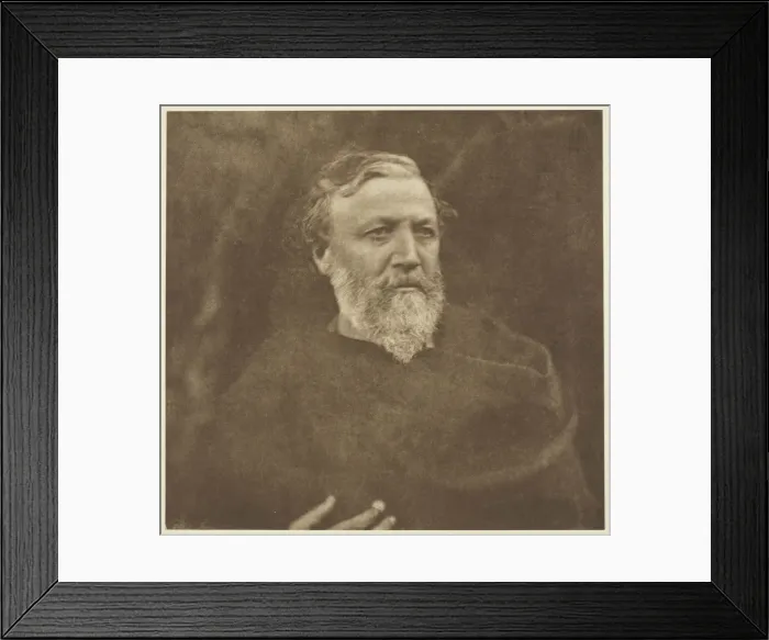 Framed Print : Robert Browning, 1865, printed 1875. Creator: Julia Margaret Cameron Framed Print : Robert Browning, 1865, printed 1875. Creator: Julia Margaret Cameron