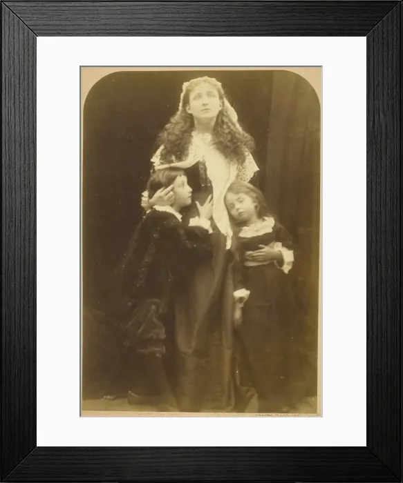 Framed Print : Queen Henrietta Maria, May 1874. Creator: Julia Margaret Cameron Framed Print : Queen Henrietta Maria, May 1874. Creator: Julia Margaret Cameron