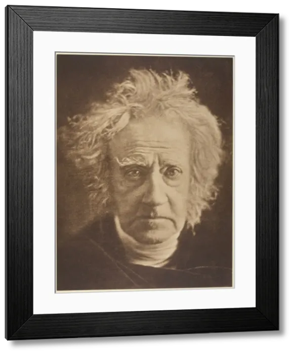Framed Print : Sir John Herschel, 1867, printed 1875. Creator: Julia Margaret Cameron