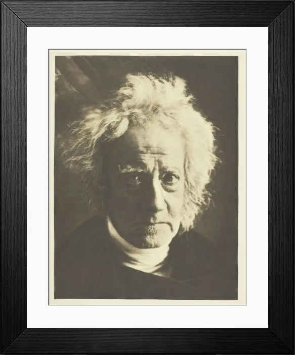 Framed Print : Sir John Herschel, 1867, printed October 1890. Creator: Julia Margaret Cameron Framed Print : Sir John Herschel, 1867, printed October 1890. Creator: Julia Margaret Cameron
