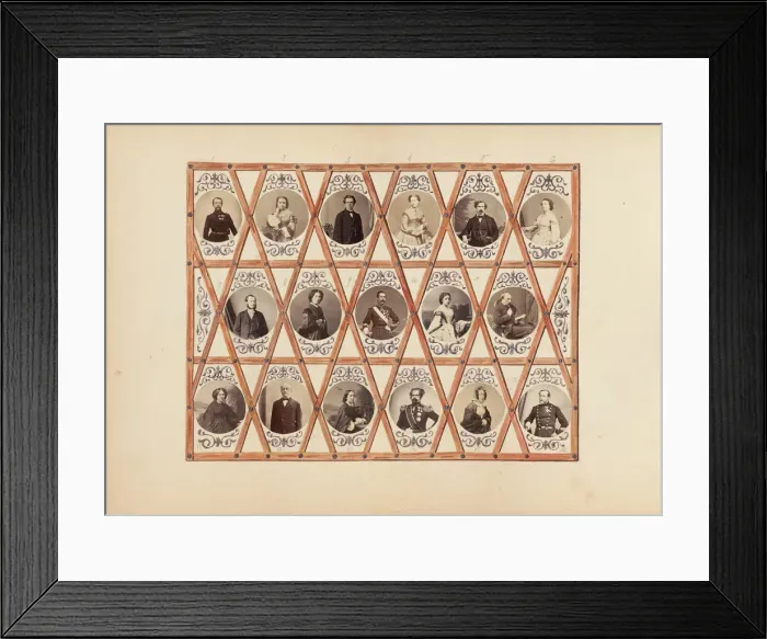 Framed Print : The Madame B Album, 1870s. Creator: Marie Blanche Hennelle Fournier Framed Print : The Madame B Album, 1870s. Creator: Marie Blanche Hennelle Fournier