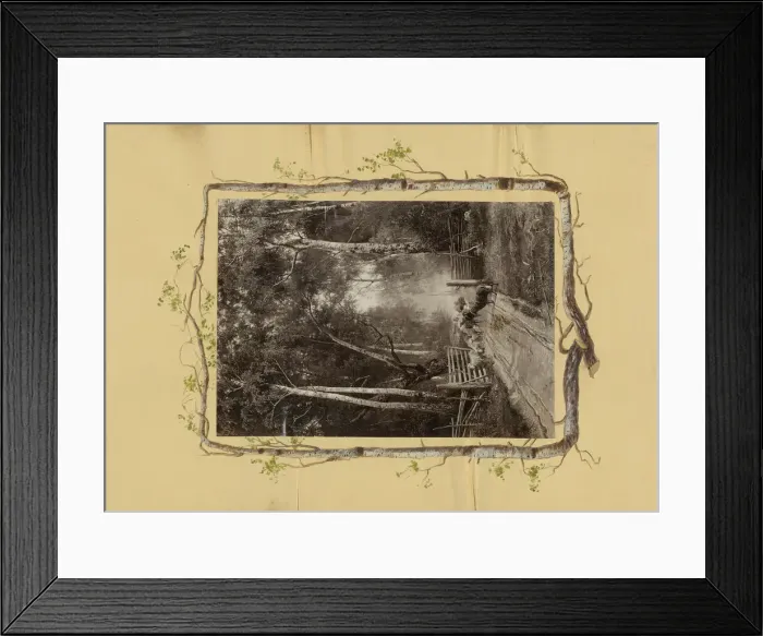 Framed Print : The Madame B Album, 1870s. Creator: Marie Blanche Hennelle Fournier Framed Print : The Madame B Album, 1870s. Creator: Marie Blanche Hennelle Fournier