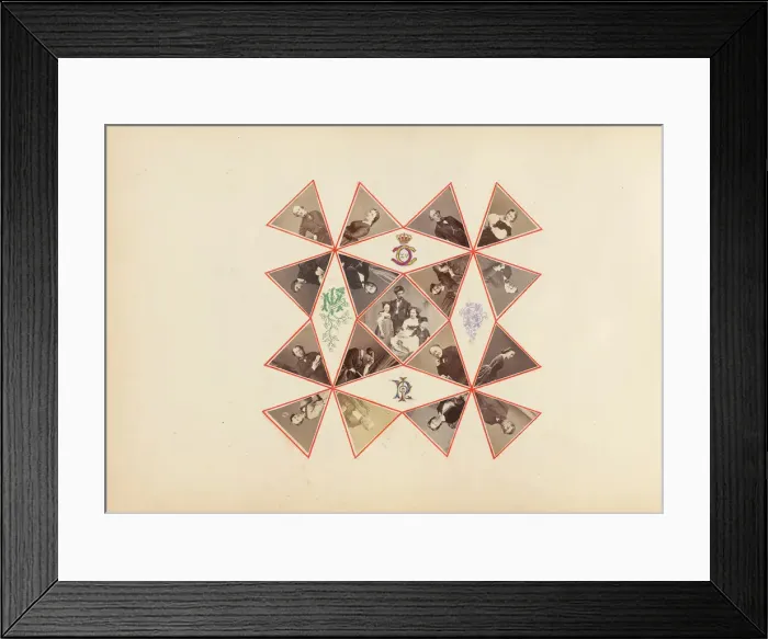 Framed Print : The Madame B Album, 1870s. Creator: Marie Blanche Hennelle Fournier Framed Print : The Madame B Album, 1870s. Creator: Marie Blanche Hennelle Fournier
