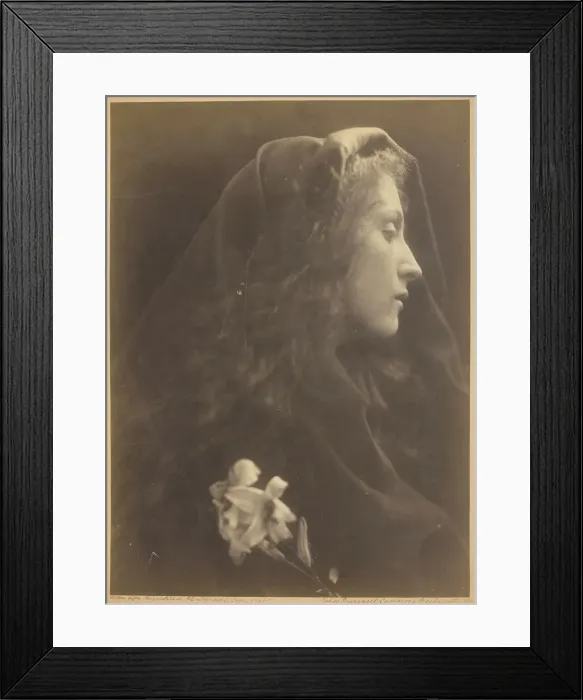 Framed Print : The Angel at the Sepulchre, 1869. Creator: Julia Margaret Cameron Framed Print : The Angel at the Sepulchre, 1869. Creator: Julia Margaret Cameron