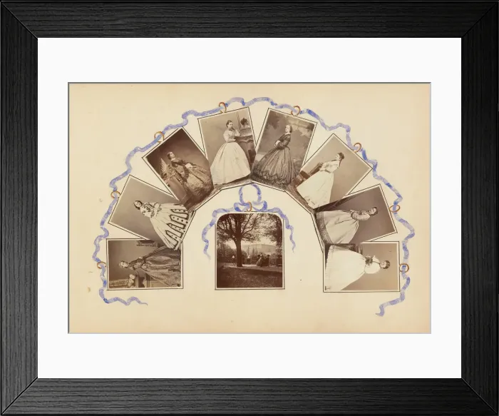 Framed Print : The Madame B Album, 1870s. Creator: Marie Blanche Hennelle Fournier Framed Print : The Madame B Album, 1870s. Creator: Marie Blanche Hennelle Fournier