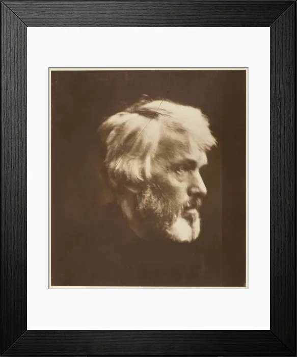 Framed Print : Thomas Carlyle, 1867, printed 1875. Creator: Julia Margaret Cameron Framed Print : Thomas Carlyle, 1867, printed 1875. Creator: Julia Margaret Cameron