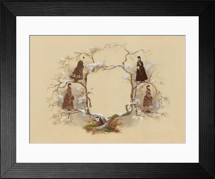 Framed Print : The Madame B Album, 1870s. Creator: Marie Blanche Hennelle Fournier Framed Print : The Madame B Album, 1870s. Creator: Marie Blanche Hennelle Fournier