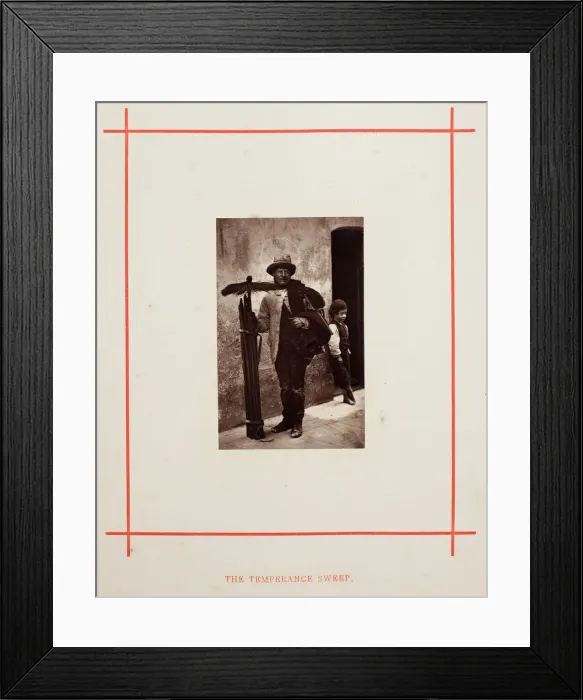 Framed Print : The Temperance Sweep, 1877. Creator: John Thomson Framed Print : The Temperance Sweep, 1877. Creator: John Thomson