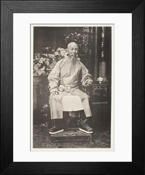 Framed Print : Jui-Lin, Governor-General of the Two Kwang Provinces, c. 1868. Creator: John Thomson Framed Print : Jui-Lin, Governor-General of the Two Kwang Provinces, c. 1868. Creator: John Thomson