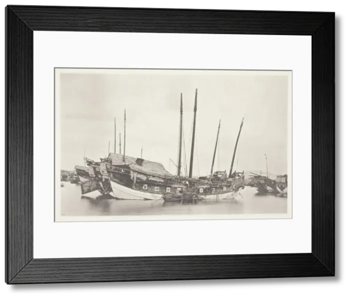 Framed Print : Old Junks, c. 1868. Creator: John Thomson Framed Print : Old Junks, c. 1868. Creator: John Thomson