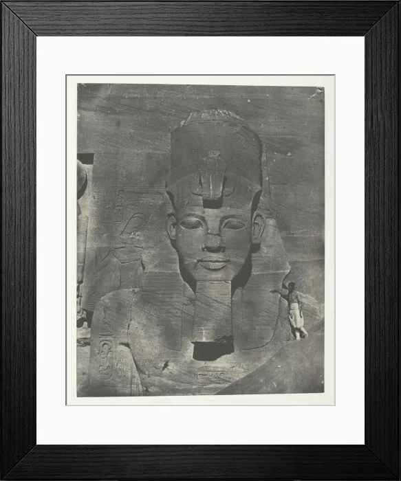 Framed Print : Ibsamboul, Colosse Medial (Enfoui) du Speos de PhreNubie Framed Print : Ibsamboul, Colosse Medial (Enfoui) du Speos de PhreNubie