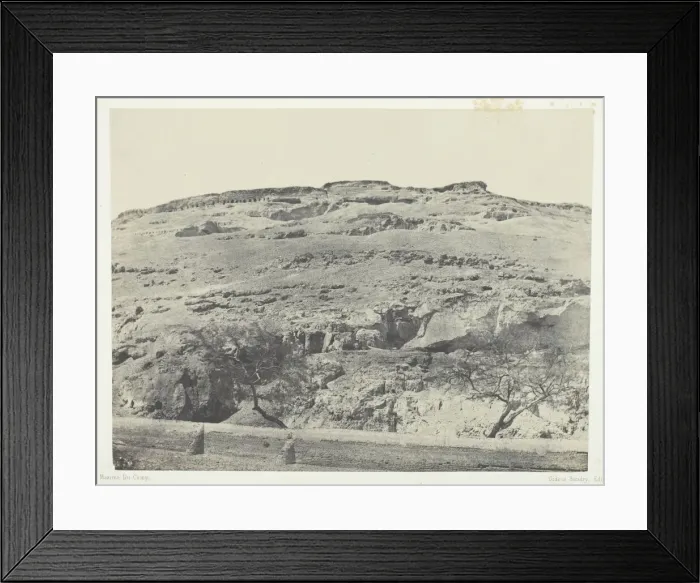 Framed Print : Necropole de l Ancienne Lycopolis, Haute-Egypte, 1849 / 51, printed 1852 Framed Print : Necropole de l Ancienne Lycopolis, Haute-Egypte, 1849 / 51, printed 1852