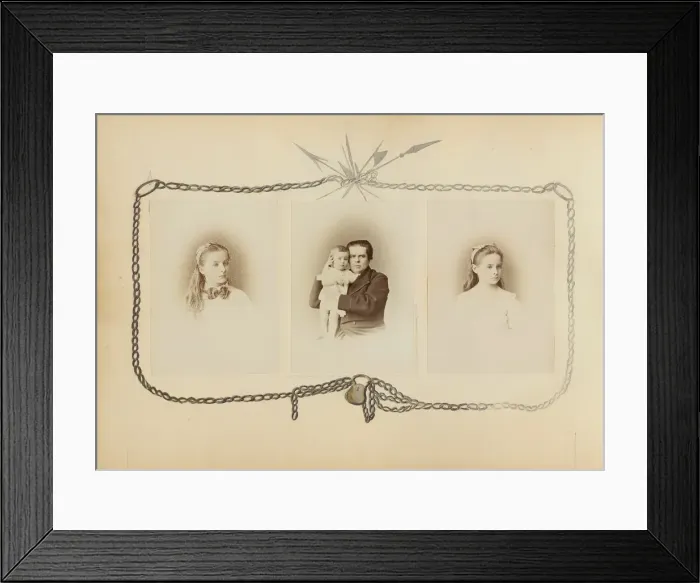 Framed Print : The Madame B Album, 1870s. Creator: Marie Blanche Hennelle Fournier Framed Print : The Madame B Album, 1870s. Creator: Marie Blanche Hennelle Fournier