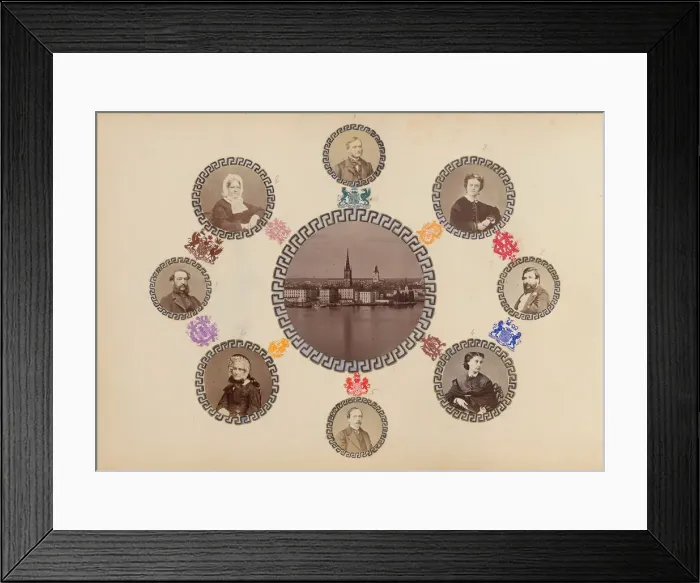 Framed Print : The Madame B Album, 1870s. Creator: Marie Blanche Hennelle Fournier Framed Print : The Madame B Album, 1870s. Creator: Marie Blanche Hennelle Fournier