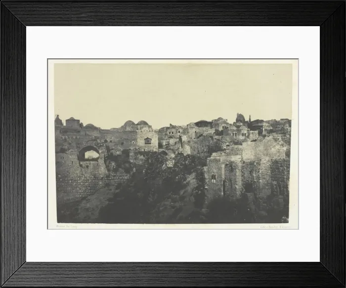 Framed Print : Quartier Occidental, Jerusalem;Palestine, 1849 / 51, printed 1852 Framed Print : Quartier Occidental, Jerusalem;Palestine, 1849 / 51, printed 1852