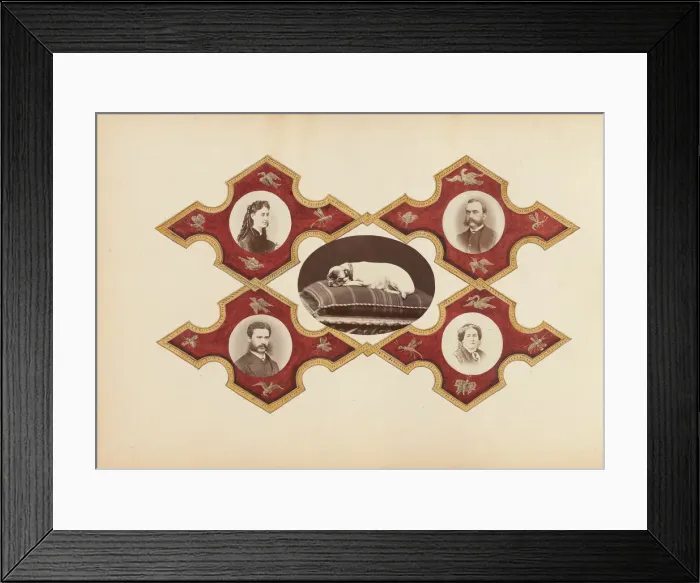 Framed Print : The Madame B Album, 1870s. Creator: Marie Blanche Hennelle Fournier Framed Print : The Madame B Album, 1870s. Creator: Marie Blanche Hennelle Fournier