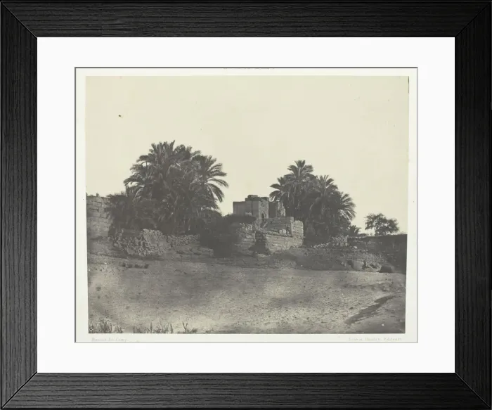 Framed Print : Ruines d Une Fortification Romaine, Philoe; Nubie, 1849 / 51, printed 1852 Framed Print : Ruines d Une Fortification Romaine, Philoe; Nubie, 1849 / 51, printed 1852
