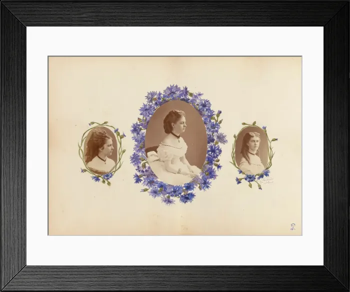 Framed Print : The Madame B Album, 1870s. Creator: Marie Blanche Hennelle Fournier Framed Print : The Madame B Album, 1870s. Creator: Marie Blanche Hennelle Fournier