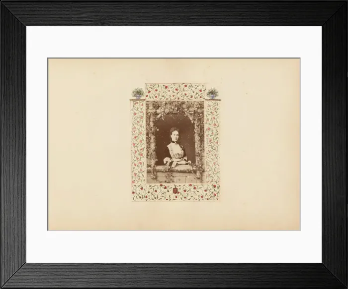 Framed Print : The Madame B Album, 1870s. Creator: Marie Blanche Hennelle Fournier Framed Print : The Madame B Album, 1870s. Creator: Marie Blanche Hennelle Fournier
