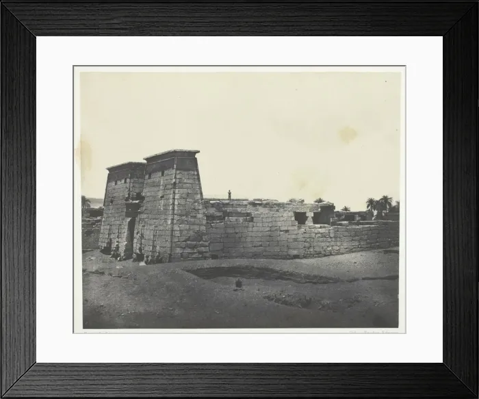 Framed Print : Karnak, Temple de Khons;Thebes, 1849 / 51, printed 1852. Creator: Maxime du Camp Framed Print : Karnak, Temple de Khons;Thebes, 1849 / 51, printed 1852. Creator: Maxime du Camp
