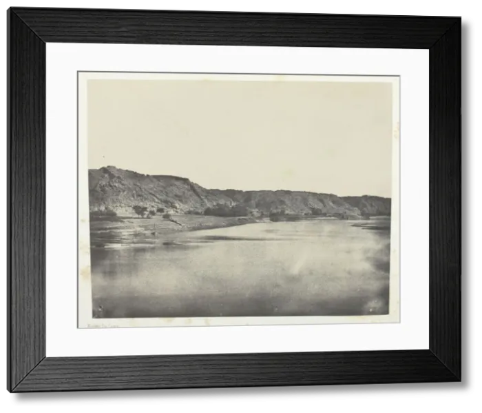 Framed Print : Rive Orientale du Nil (Village de Bab), Vue Prise au Sud Philoe; Nubie, 1849 / 51 Framed Print : Rive Orientale du Nil (Village de Bab), Vue Prise au Sud Philoe; Nubie, 1849 / 51