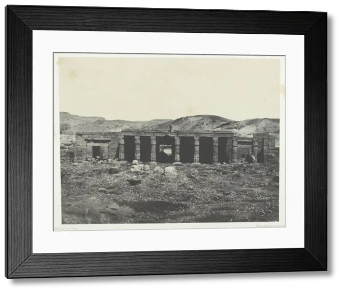 Framed Print : Gournah, Palais de Menephta 1er;Thebes, 1849 / 51, printed 1852 Framed Print : Gournah, Palais de Menephta 1er;Thebes, 1849 / 51, printed 1852