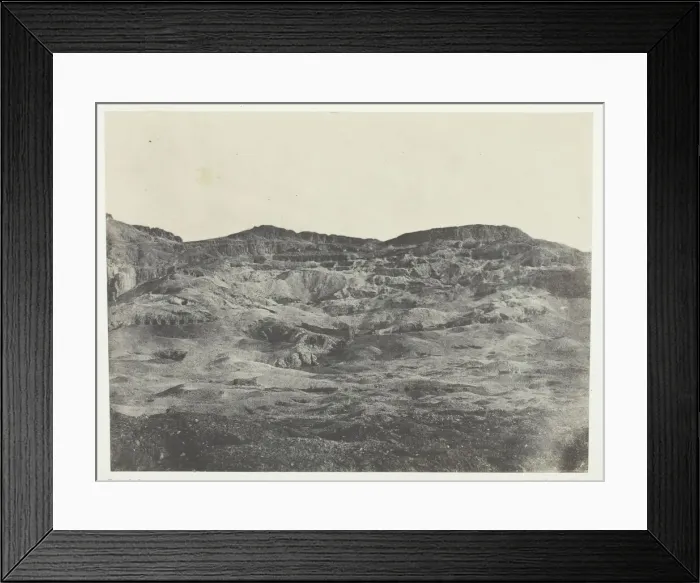 Framed Print : Gournah, Necropole de Thebes;Thebes, 1849 / 51, printed 1852 Framed Print : Gournah, Necropole de Thebes;Thebes, 1849 / 51, printed 1852