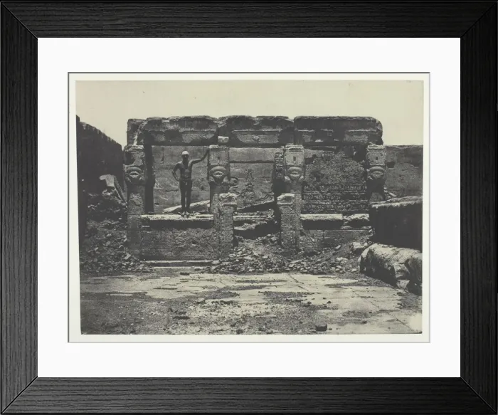 Framed Print : Grand Temple de Denderah (Teutyres), Haute-Egypte, 1849 / 51, printed 1852 Framed Print : Grand Temple de Denderah (Teutyres), Haute-Egypte, 1849 / 51, printed 1852