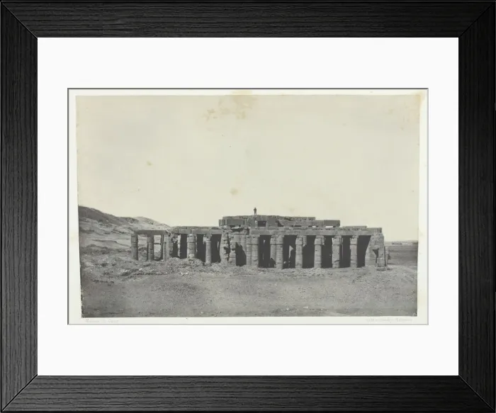 Framed Print : Gournah, Tombeau d Osymandias;Thebes, 1849 / 51, printed 1852 Framed Print : Gournah, Tombeau d Osymandias;Thebes, 1849 / 51, printed 1852