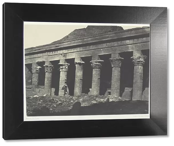 Grand Temple d Isis aPhiloe, Galerie Orientale;Nubie, 1849  /  51, printed 1852