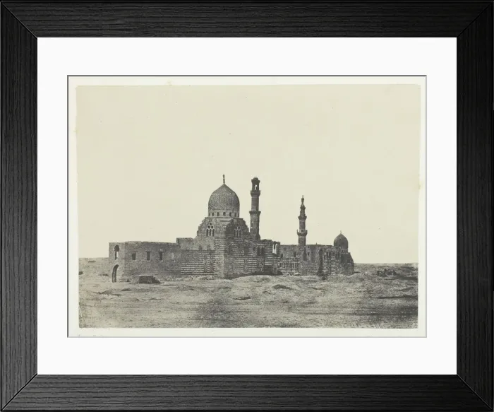 Framed Print : Mosquee et Tombeau des Ayoubites, Le Kaire, 1849  /  51, printed 1852