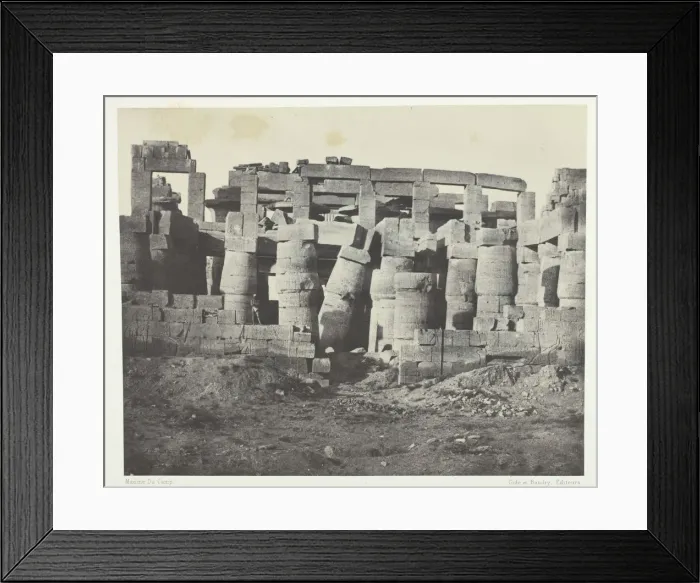 Framed Print : Palais de Karnak, Salle Hypostyle Prise au Nord;Thebes, 1849 / 51, printed 1852 Framed Print : Palais de Karnak, Salle Hypostyle Prise au Nord;Thebes, 1849 / 51, printed 1852