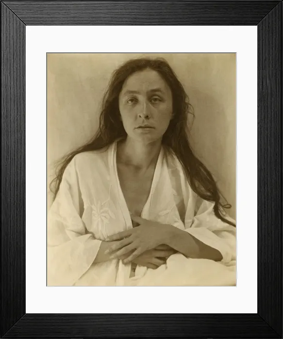Framed Print : Georgia O Keeffe, 1918. Creator: Alfred Stieglitz Framed Print : Georgia O Keeffe, 1918. Creator: Alfred Stieglitz