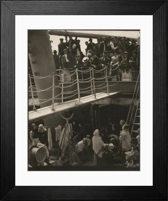 Framed Print : The Steerage, 1907, printed 1915. Creator: Alfred Stieglitz Framed Print : The Steerage, 1907, printed 1915. Creator: Alfred Stieglitz
