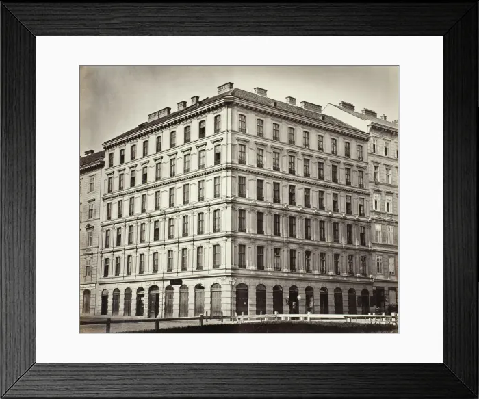 Framed Print : ElisabethstraBe No. 8, Zinshaus des Grafen Otto Abensberg und Traun, 1860s Framed Print : ElisabethstraBe No. 8, Zinshaus des Grafen Otto Abensberg und Traun, 1860s
