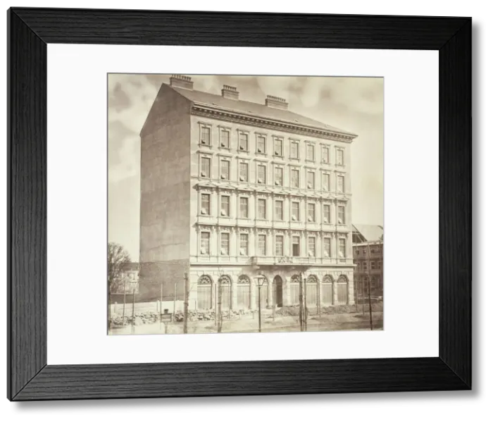 Framed Print : Kolowrat-Ring No. 3, Haus der Gesellschaft Anker, 1860s. Creator: Unknown Framed Print : Kolowrat-Ring No. 3, Haus der Gesellschaft Anker, 1860s. Creator: Unknown