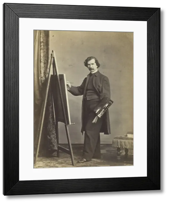 Framed Print : George P. A. Healy, 1855 / 65. Creator: Unknown Framed Print : George P. A. Healy, 1855 / 65. Creator: Unknown