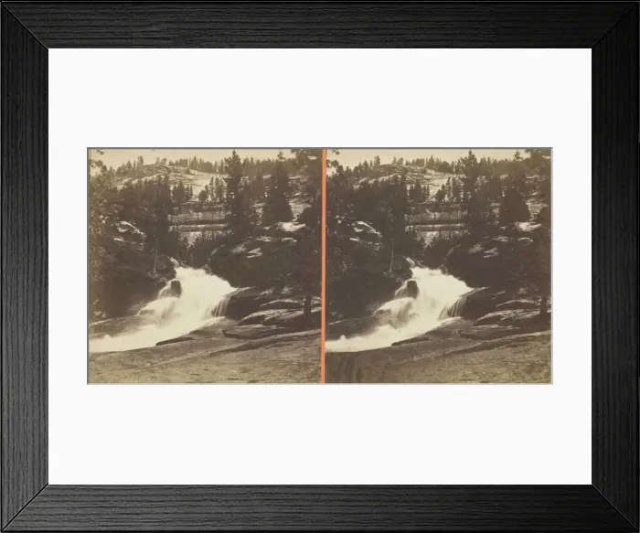 Framed Print : Cascade Between the Vernal and the Nevada Falls, Yosemite Valley, Mariposa County, Cal Framed Print : Cascade Between the Vernal and the Nevada Falls, Yosemite Valley, Mariposa County, Cal