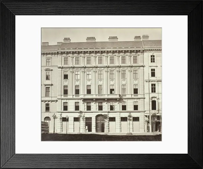 Framed Print : Kolowrat-Ring No. 10, Wohnhaus der Frau C. Hoffmann, 1860s. Creator: Unknown Framed Print : Kolowrat-Ring No. 10, Wohnhaus der Frau C. Hoffmann, 1860s. Creator: Unknown