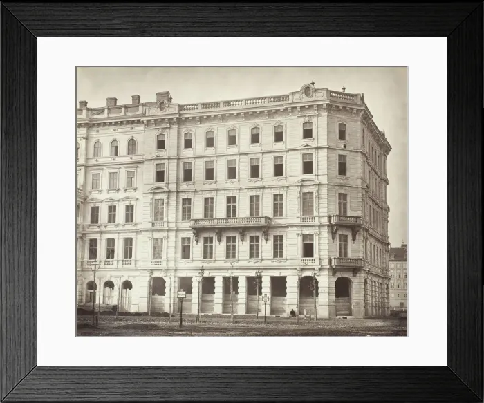 Framed Print : Kolowrat-Ring No. 2, Zinshaus der Herrn Horace Landan, 1860s. Creator: Unknown Framed Print : Kolowrat-Ring No. 2, Zinshaus der Herrn Horace Landan, 1860s. Creator: Unknown