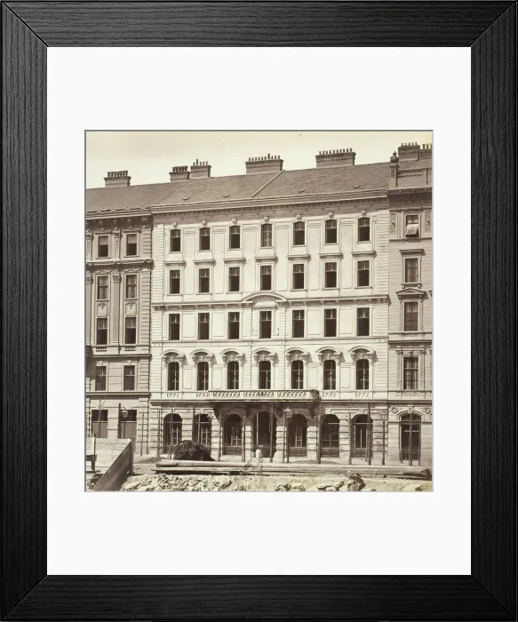 Framed Print : Kolowrat-Ring No. 8, Wohnhaus des Herrn Alfred Skene, 1860s. Creator: Unknown Framed Print : Kolowrat-Ring No. 8, Wohnhaus des Herrn Alfred Skene, 1860s. Creator: Unknown