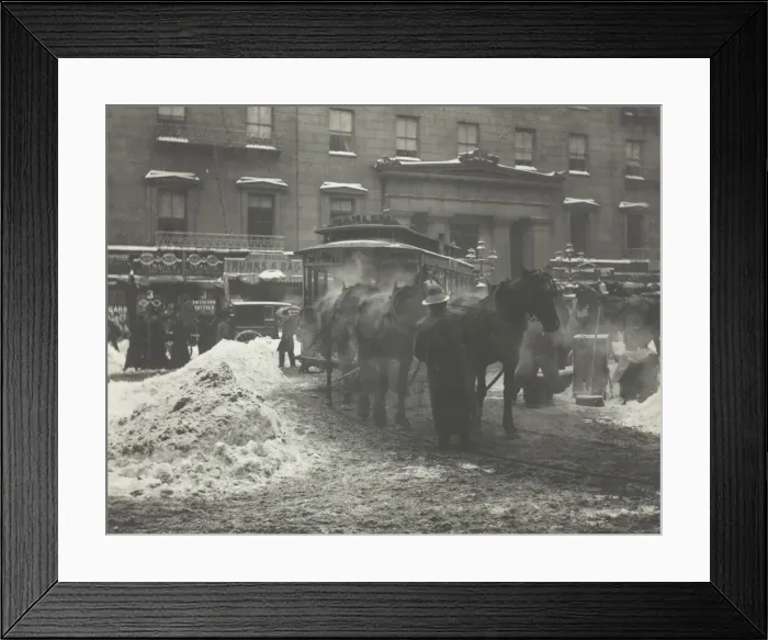 Framed Print : The Terminal, 1893, printed 1920 / 39. Creator: Alfred Stieglitz Framed Print : The Terminal, 1893, printed 1920 / 39. Creator: Alfred Stieglitz