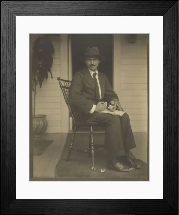 Framed Print : Waldo Frank, 1920. Creator: Alfred Stieglitz Framed Print : Waldo Frank, 1920. Creator: Alfred Stieglitz
