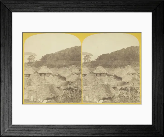 Framed Print : Chipagana, From the Hills, 1870 / 71. Creator: Anthony & Company Framed Print : Chipagana, From the Hills, 1870 / 71. Creator: Anthony & Company
